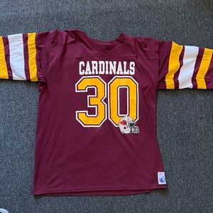 Vintage as cardinal jersey